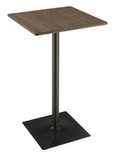 Load image into Gallery viewer, Cavalier Square Bar Table Dark Elm and Matte Black