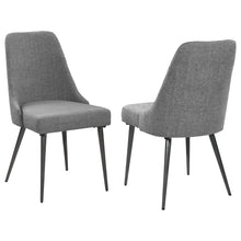 Load image into Gallery viewer, Alan Upholstered Dining Chairs Grey (Set of 2)