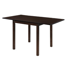 Load image into Gallery viewer, Kelso Rectangular Dining Table with Drop Leaf Cappuccino