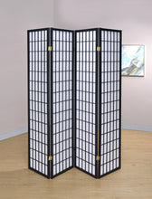 Load image into Gallery viewer, Roberto 4-panel Folding Screen Black and White