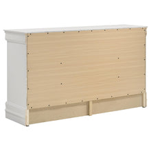 Load image into Gallery viewer, Louis Philippe 6-drawer Dresser White