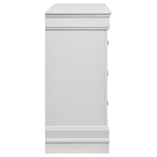 Load image into Gallery viewer, Louis Philippe 6-drawer Dresser White