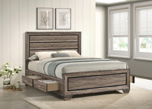 Load image into Gallery viewer, Kauffman California King, Eastren King & Queen Storage Bed Washed Taupe