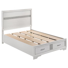Load image into Gallery viewer, Miranda Full & Twin Storage Bed White