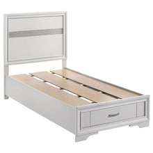 Load image into Gallery viewer, Miranda Full & Twin Storage Bed White
