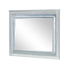 Load image into Gallery viewer, Gunnison Dresser Mirror with LED Lighting Silver Metallic