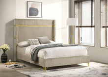 Load image into Gallery viewer, Lucia Eastern King & Queen Bed Beige & Grey