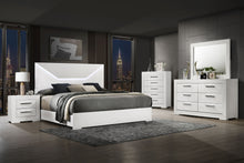 Load image into Gallery viewer, Ives 4 & 5 Piece Bedroom Set E.king & Queen White & Grey