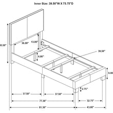 Load image into Gallery viewer, Dorian Panel Bed