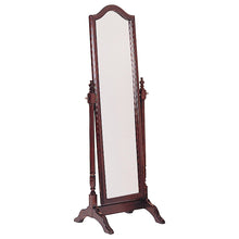 Load image into Gallery viewer, Cabot Rectangular Cheval Mirror with Arched Top Merlot