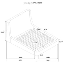 Load image into Gallery viewer, Rennes Wingback Platform Bed