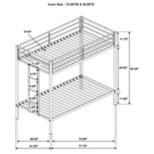 Load image into Gallery viewer, Alevera Bunk Bed