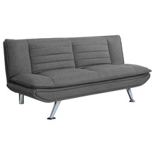 Load image into Gallery viewer, Julian Upholstered Sofa Bed with Pillow-top Seating Grey