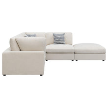 Load image into Gallery viewer, Serene 5-piece Upholstered Modular Sectional Sofa Beige