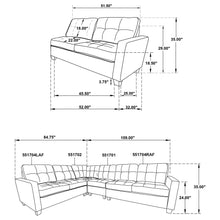 Load image into Gallery viewer, Georgina Sectional Loveseat
