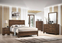 Load image into Gallery viewer, Crown Mark Millie Full Panel Bed in Brown Cherry