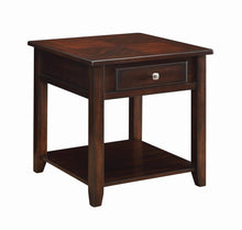 Load image into Gallery viewer, Bradford Square 1-shelf End Table Walnut