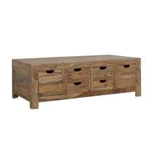 Load image into Gallery viewer, Esther 6-drawer Storage Coffee Table Natural Sheesham