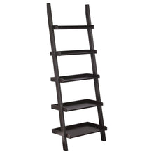 Load image into Gallery viewer, Colella 5-shelf Ladder Bookcase Cappuccino