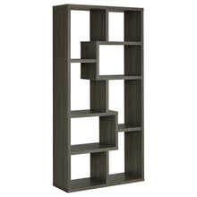 Load image into Gallery viewer, Theo 10-shelf Bookcase Weathered Grey