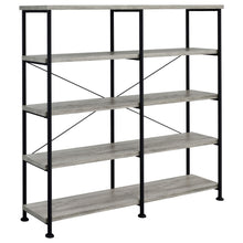 Load image into Gallery viewer, Analiese 4-shelf Open Bookcase Grey Driftwood