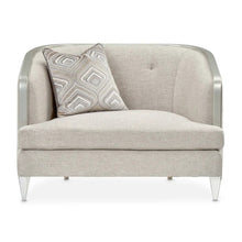 Load image into Gallery viewer, AICO Furniture Camden Court Chair and Half in Platinum