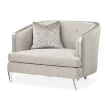 Load image into Gallery viewer, AICO Furniture Camden Court Chair and Half in Platinum