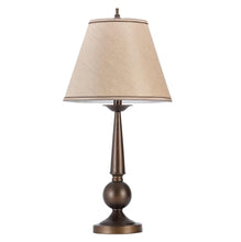 Load image into Gallery viewer, Ochanko Cone shade Table Lamps Bronze and Beige (Set of 2)