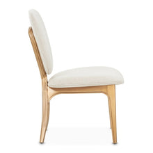 Load image into Gallery viewer, AICO Furniture Camellia Field Vanity Chair in Warm Pecan
