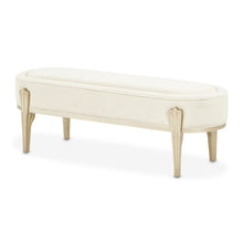 Load image into Gallery viewer, AICO Furniture Camellia Field Bench in Caramel