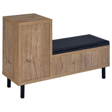 Load image into Gallery viewer, Teller 1-door Entryway Shoe Storage Cabinet Natural Oak