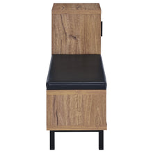 Load image into Gallery viewer, Teller 1-door Entryway Shoe Storage Cabinet Natural Oak