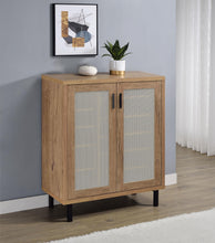 Load image into Gallery viewer, Teller 2-door Shoe Storage Cabinet Natural Oak