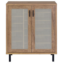 Load image into Gallery viewer, Teller 2-door Shoe Storage Cabinet Natural Oak