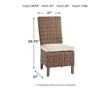 Load image into Gallery viewer, Beachcroft Outdoor Side Chair with Cushion (Set of 2)