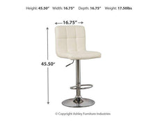 Load image into Gallery viewer, Bellatier Adjustable Height Bar Stool