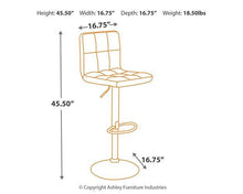 Load image into Gallery viewer, Bellatier Adjustable Height Bar Stool
