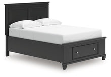 Load image into Gallery viewer, Lanolee Panel Storage Bed
