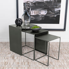 Load image into Gallery viewer, Imez 3-piece Rectangular Metal Nesting Table Grey