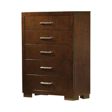 Load image into Gallery viewer, Jessica 5-drawer Chest Cappuccino
