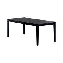 Load image into Gallery viewer, Louise Rectangular Dining Table with Extension Leaf Black