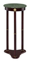 Load image into Gallery viewer, Edie Round Marble Top Accent Table Merlot