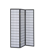 Load image into Gallery viewer, Carrie 3-panel Folding Screen Black and White