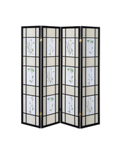 Load image into Gallery viewer, Catabella 4-panel Floral Print Folding Screen Multi-color