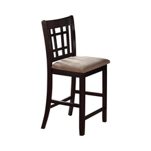 Load image into Gallery viewer, Lavon Lattice Back Counter Stools Tan and Espresso (Set of 2)
