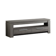 Load image into Gallery viewer, Elkton 2-drawer TV Console Weathered Grey