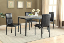 Load image into Gallery viewer, Garza Rectangular Dining Table Black