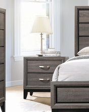 Load image into Gallery viewer, Watson 2-drawer Nightstand Grey Oak and Black