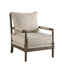 Load image into Gallery viewer, Blanchett Cushion Back Accent Chair Beige and Natural