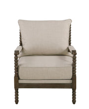 Load image into Gallery viewer, Blanchett Cushion Back Accent Chair Beige and Natural